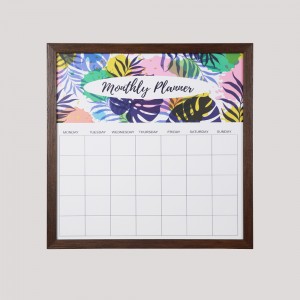 Magnetic monthly planner whiteboard calendar for wall