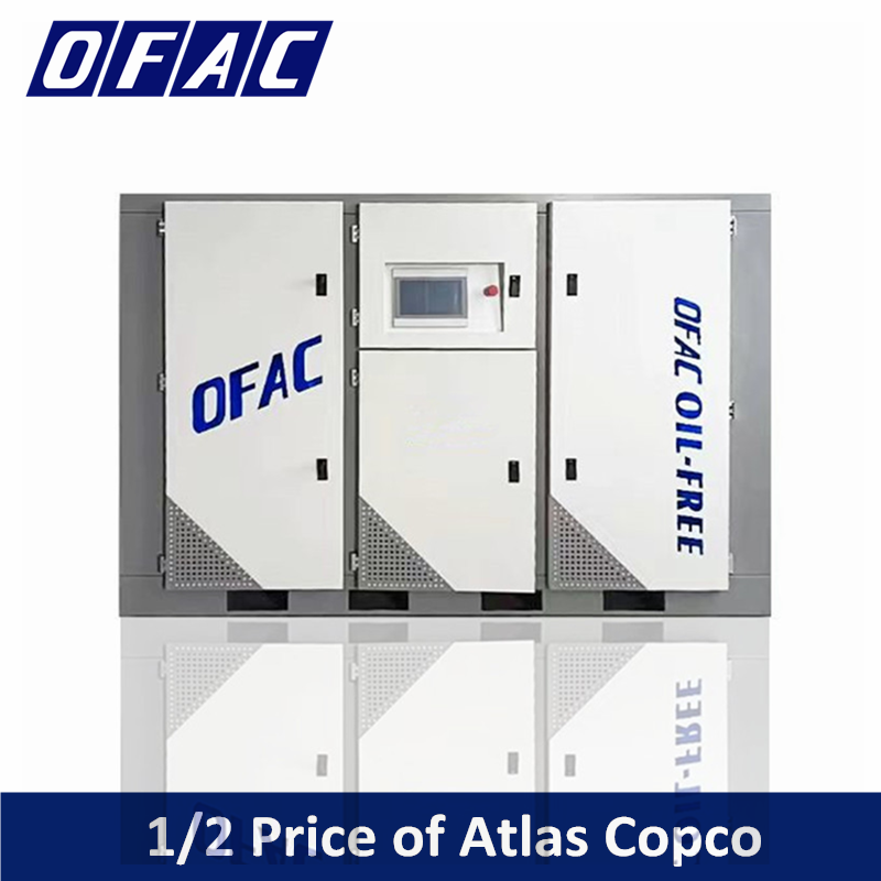1/2 Price of Atlas Copco 20bar-40bar PM VSD Oil-Free Screw Air Compressor for PET Bottle Blowing