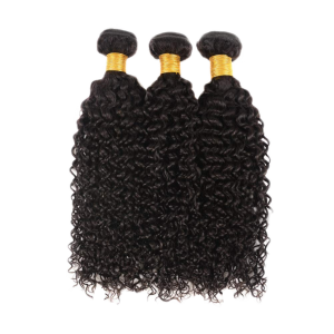 Kinky Curly Hair Weave Bundles 100% Unprocessed Weft Extensions