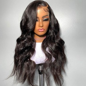China Water Wave Lace Wig Factory –  Lace Wig Long Silky Straight Platinum Ombree Lace Front Wig For Black Women Futura Hair   – OKE