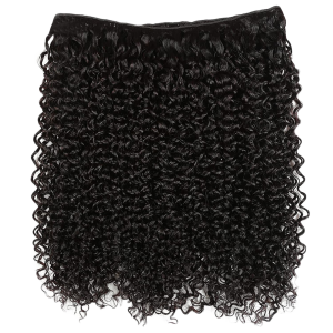 Kinky Curly Hair Weave Bundles 100% Unprocessed Weft Extensions