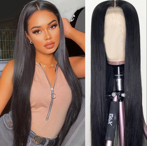 5×5 HD Lace Closure Wigs for Black Women Human Hair 180% Density