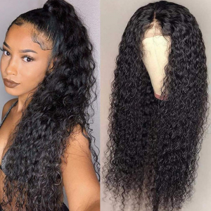 Curly Transparent HD Lace Front Wigs 100% Human Hair 12A Grade Hair
