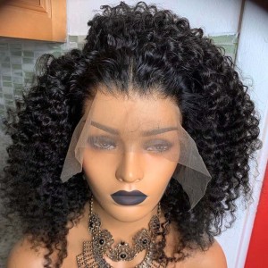 China Luxury Hair Bundles Manufacturer –  100% Virgin Human Hair Wig 13X6 Transparent Swiss Hd Lace Front Wig  – OKE