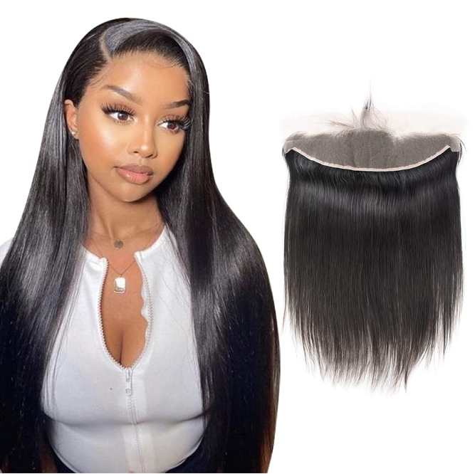 Straight 13×4 Ear to Ear HD Lace Frontal Unprocessed Virgin Human Hair Featured Image