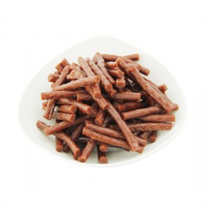 2019 Latest Design Wholesale Dog Snacks Beef Tendon Sticks Pet Food Chicken Beef Grinding Rod Clean Tooth Dog Chews Hude012
