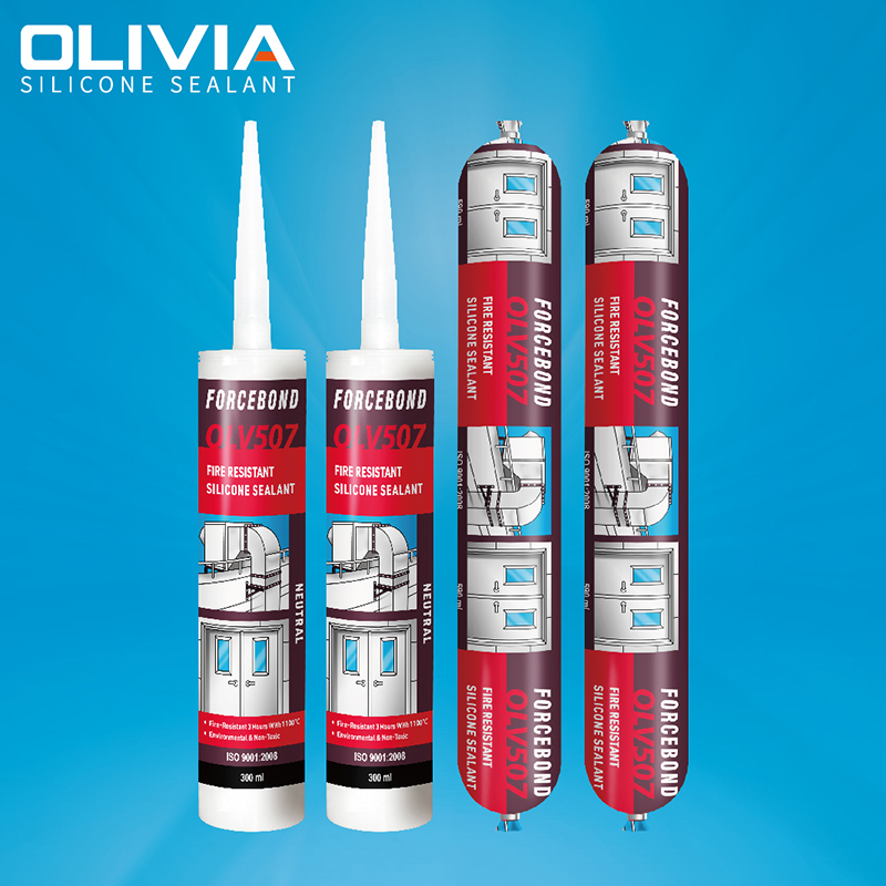 OLV507 neutral firestop high temp resistance weatherproof silicone sealant