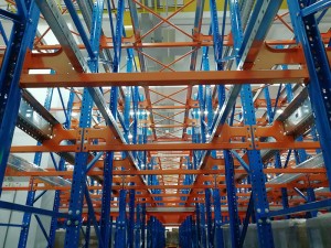 Automatic 4way shuttle racking for warehouse storage