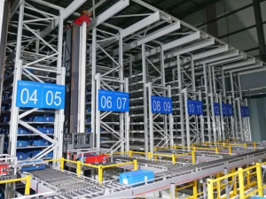 Automatic ASRS miniload for small parts warehouse storage
