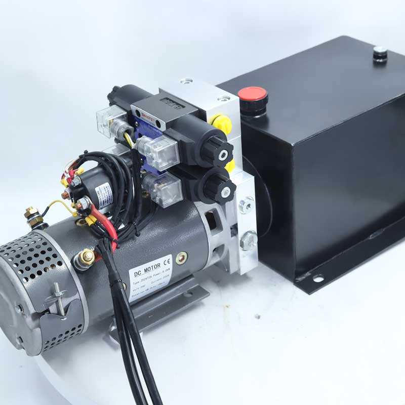 OEM Supply Mini Hydraulic Power Unit - DC 24V 4KW Hydraulic Power Packs for Heavy Work – Oumai detail pictures