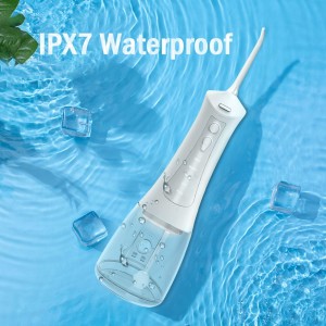 Portable water dental flosser charging dental irrigator oral cleans mouth and whitens teeth