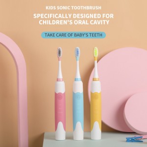 Sonic Rechargeable Kids Electric Toothbrush Fun & Easy Cleaning