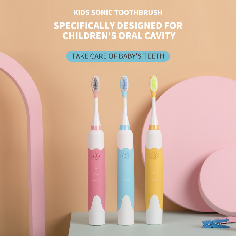 Sonic Rechargeable Kids Electric Toothbrush Fun & Easy Cleaning (1)