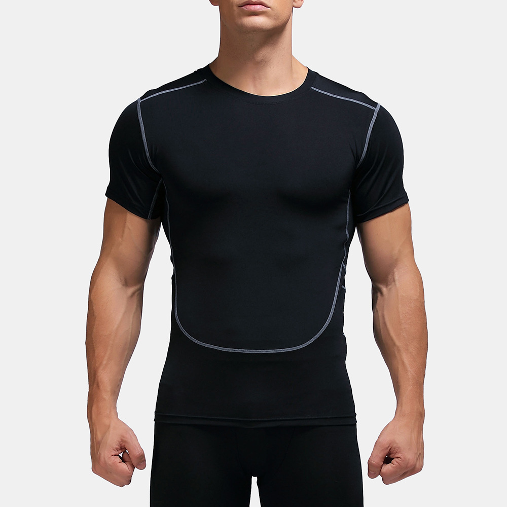 China Blank Breathable Running T-Shirts Training Wear Fitness Gym Men T ...