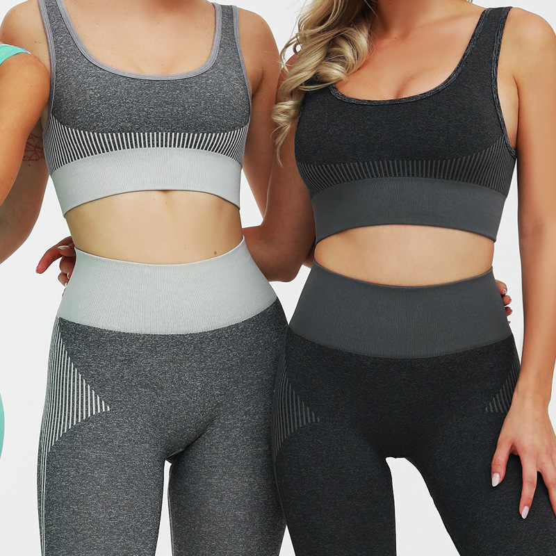 Women Sports Leggings With Padded Sports Bra - Somang Creation at