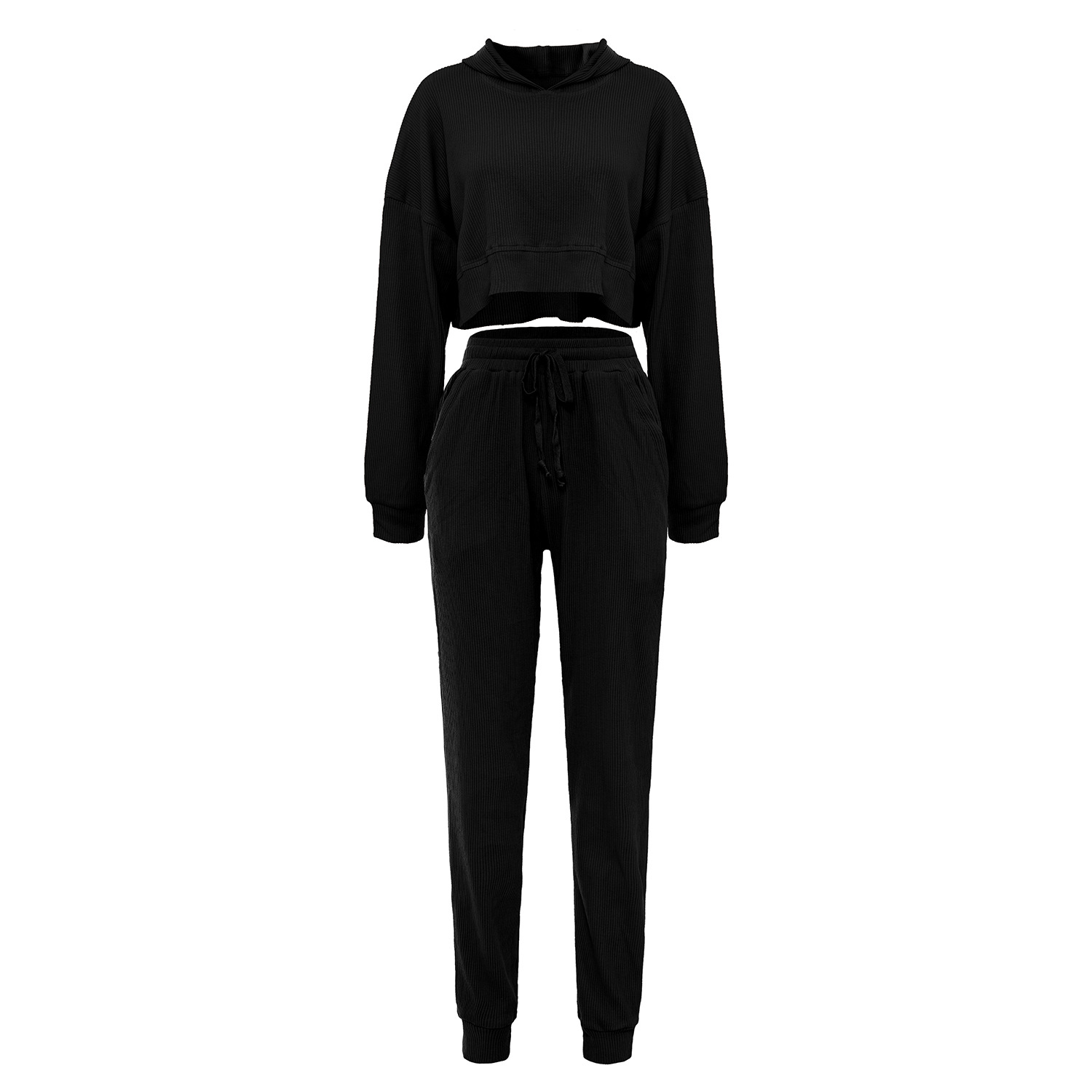 Wholesale Popular Fashion Two Piece Women Jogger Set Tracksuits - China  Suit and Joggers Suit price