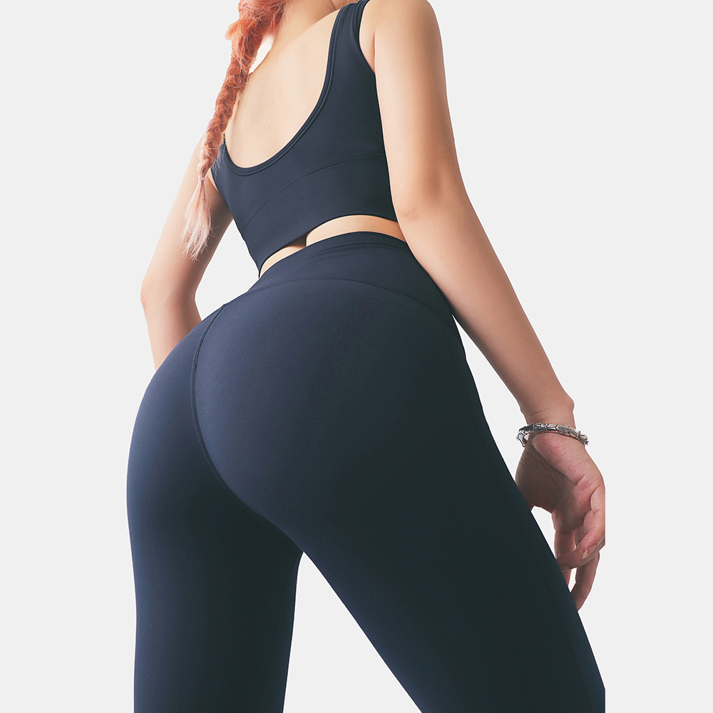 Wholesale Custom Ribbed No Embarrassment Line Fitness Workout Active  Clothing High Waist Buttock Lifting Outside Wear Sports Yoga Gym Leggings  for Women - China Yoga Leggings and Fitness Leggings price