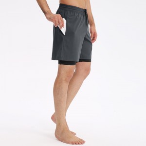 Factory source Running Basketball Custom 2 in 1 Shorts with Pocket