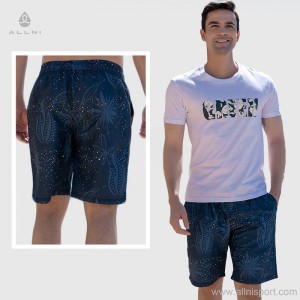Men surfing quick-dry custom printed beach shorts loose board shorts | OMI Sportswear Supplier
