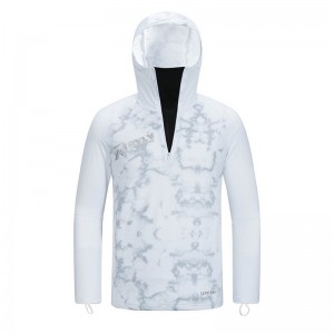 Custom summer casual hooded breathable fishing coat UPF50+ outdoor sports sunscreen jacket