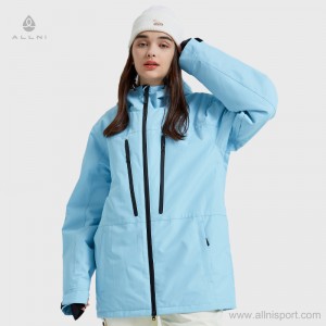 Women outdoor ski jacket warm winter waterproof windbreaker hooded raincoat snowboarding jackets