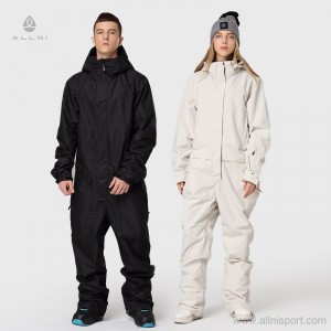 Men’s ski suit one piece jumpsuits winter waterproof windproof snowboard outdoor snowsuits