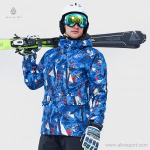 Men’s waterproof ski jackets snow coats mountain windbreaker hooded snowborad outerwear