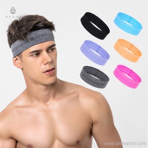 Men sweatbands sports headband moisture wicking hairband gym headbands head sweat bands