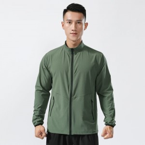 Mens jackets full zip baseball long sleeve sweatshirts fashion coats with zipper pockets
