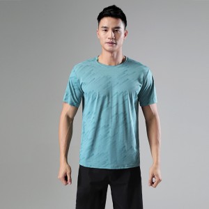 Mens sports t-shirts workout short sleeve fitness running Dry Fit Moisture Wicking tshirts