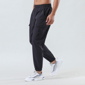 Mens jogger pants summer outdoor loose woven elastane overalls sweatpants