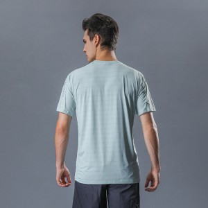 Mens breathable mesh t-shirts outdoor quick-drying moisture-wicking tshirts