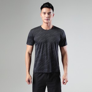 Mens sports t-shirts workout short sleeve fitness running Dry Fit Moisture Wicking tshirts