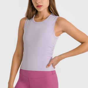 Womens tank top slim fit high strength workout yoga running sports fitness sleeveless tshirts