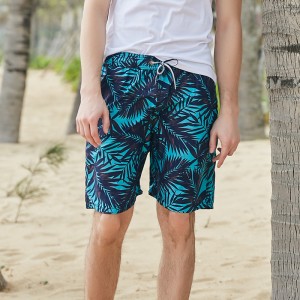 Couple beach shorts loose fit printed quick dry sports holiday surfing boardshorts