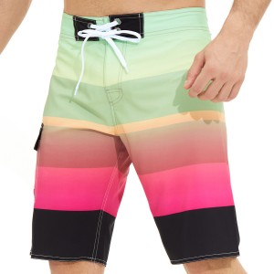 Men outdoor sweatpants custom striped loose fashion beach shorts | OMI Sportswear Vendor