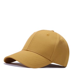 Pure color golf baseball cap adjustable size Sunscreen Cotton running outdoor Duckbill hat