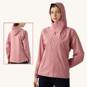 Women new windproof waterproof hooded soft shell jacket outdoor hiking camping climbing coat