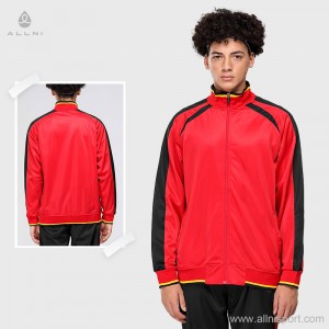 Custom men sportswear autumn running training long sleeve quick dry outdoor jacket Low MOQ