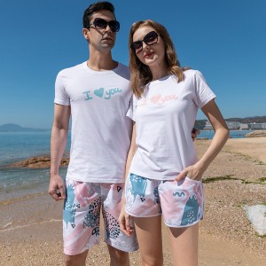 Men quick-dry custom printed beach shorts swim trunks board shorts | OMI Sportswear Supplier