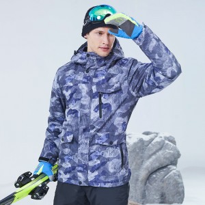 Men’s waterproof ski jackets snow coats mountain windbreaker hooded snowborad outerwear