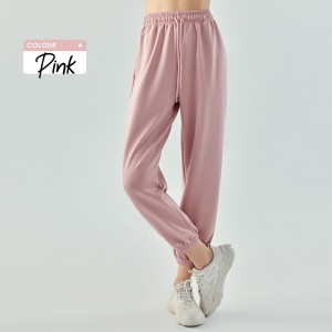 Custom women jogger pants athletic loose fitness outdoor running gym trackpants Low MOQ