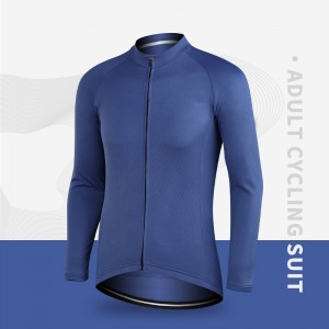 Custom men long sleeve zip riding jacket racing suits cycling jersey | OMI Cycling wear Vendor