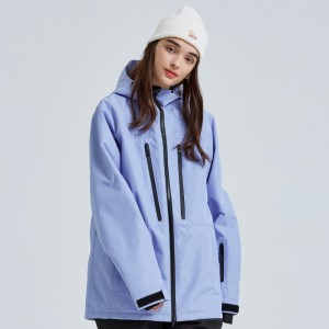 Women outdoor ski jacket warm winter waterproof windbreaker hooded snowboarding jackets