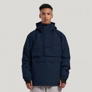 Men’s outdoor ski jacket snowboard windproof warm multi pocket waterproof coat outerwear
