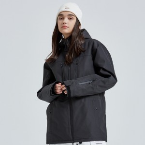 Women outdoor ski jacket warm winter waterproof windbreaker hooded raincoat snowboarding jackets