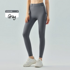 Custom women overalls yoga butt lifting leggings no T-line tights Trousers Factory Low MOQ