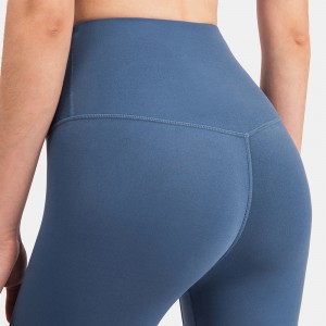 Gym No Front T Line Pants Fitness Active Wear Stretch Fitted Yoga Leggings