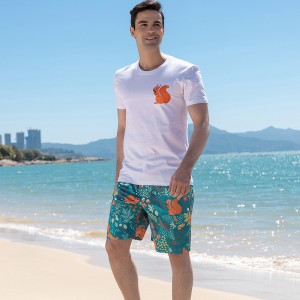 Men quick-dry custom printed beach shorts plus size board shorts | OMI Sportswear Manufacturer