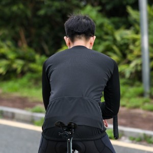 Custom men long sleeve zip riding jacket racing suits cycling jersey | OMI Cycling wear Vendor